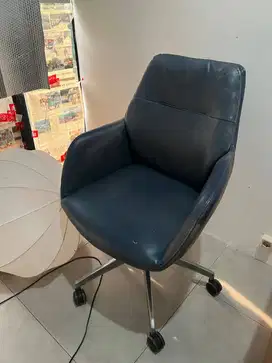 homedoki wooden chair kursi kantor roda kursi kerja