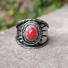 Batu Cincin Marjan / Red Coral Stylish