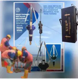 Ahli jasa pasang penangkal petir dan grounding mesin