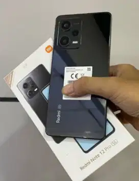 Murah hp Redmi Note 12 pro 5G 8/256 lkp mulus normal