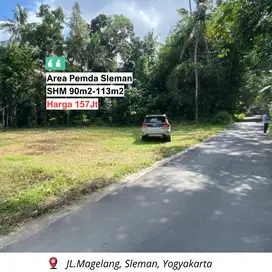 Dekat Jalan Magelang, Tanah Murah Area Pemda Sleman SHM P