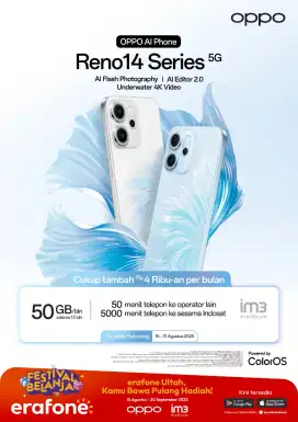YOK GAS BELI OPPO RWNO 14 DAPATKAN BENEFIT YANG MELANGKAH