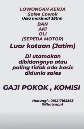 Lowongan Kerja Cowok Di Surabaya