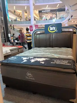 DIJUAL SET KASUR SERTA MADE IN USA BARU