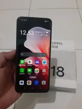 Oppo a18 ram 4/128gb fullset