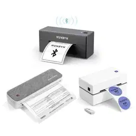 Munbyn Wireless Bluetooth Thermal Label Printer Starter Kit