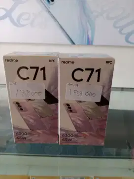 Realme C71 ram 6/128: 1.799.000 ram 4+4/128: 1.599.000