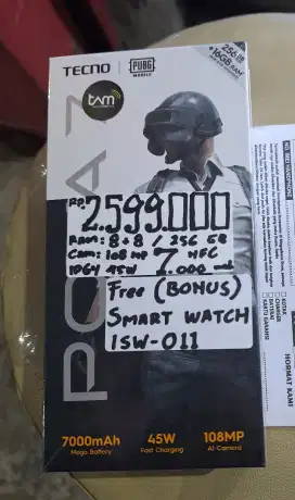 READY TECNO POVA 7 PUBG MOBILE
