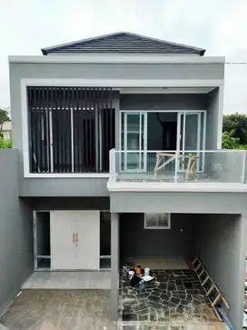 Rumah kavling 2 lantai bangunan indent di Jatisampurna Bekasi kota