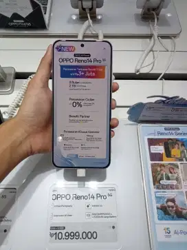promo cicilan bunga 0% homecredit Oppo Reno 14 pro 5g ram 12 512gb