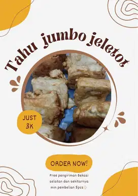 TAHU JUMBO JELETOT MURMER