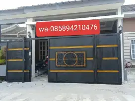 Pagar dorong plat Laser cating