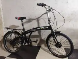 Sepeda lipat ukuran 20 siap pakai