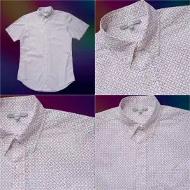 KEMEJA PENDEK UNIQLO, SIZE : S (LD98-100)