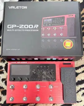 Effect guitar valeton GP200R lengkap no minus mulus 99,9% ga jadi pake