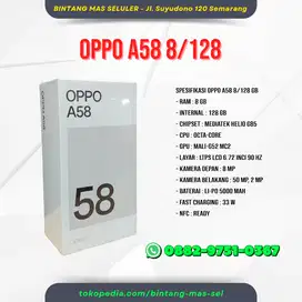 OPPO A58 8/128 GB - BARU - GARANSI RESMI OPPO