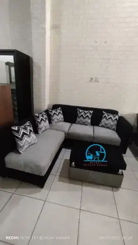 Ready Sofa L Ruang Tamu Minimalis Termurah