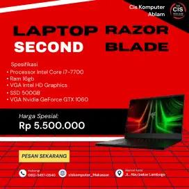 Laptop Second Razer Blade