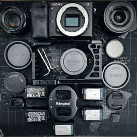 Sony A6300 Kit OSS 7Artisan 35mm f1,2 smallrig cage rig case
