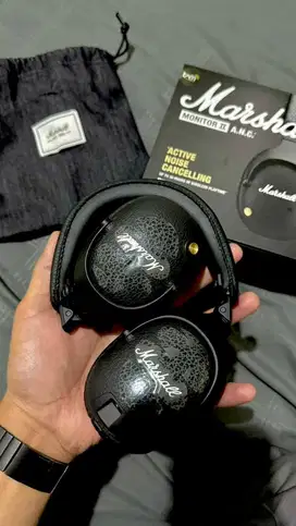 Marshall Monitor II ANC Resmi TAM (2 minggu Pakai) Lengkap