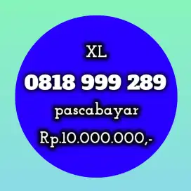 NOMOR CANTIK XL 999 289
