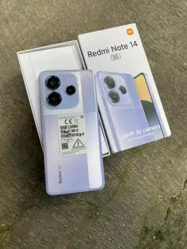 Redmi Note 14 5G ram 12/512 Fullset 45w