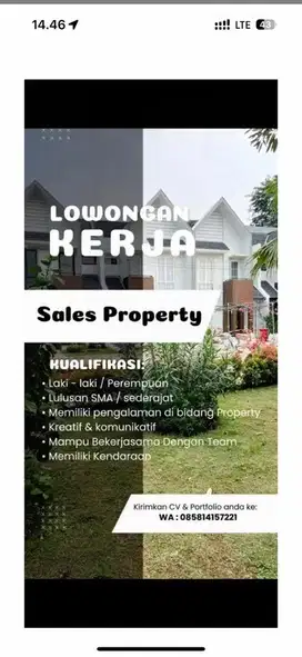 Lowongan Kerja Property