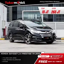 Honda Odyssey prestige 2.4 metik tahun 2016 Bensin