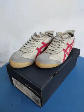 Sepatu Onitsuka Tiger Mexico Murah size 43 Krem Coklat