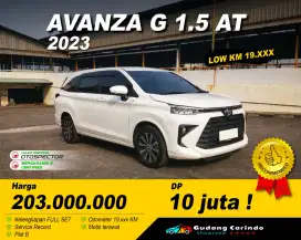 Avanza G Metic 2023 Low KM DP 10jt Angsuran Nego