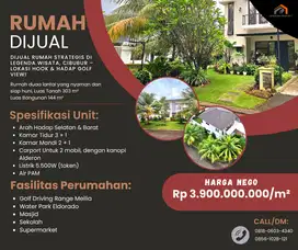 Dijual Rumah Strategis di Legenda Wisata, Cibubur – Lokasi Hook & Hada