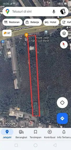 Jual Tanah Raya Sememi
