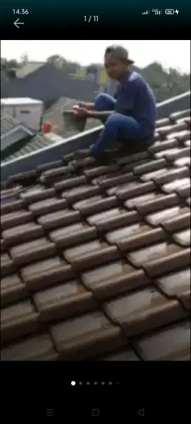 atap bocor kanopi atap bajarigan terpasang dll