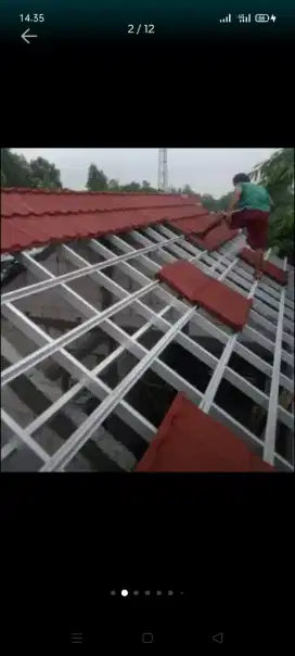 atap bocor kanopi atap bajarigan terpasang dll