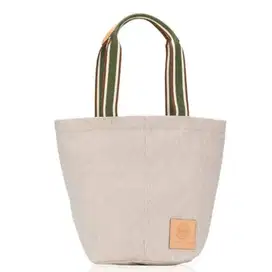Tory Burch Gracie Canvas Tote Bag