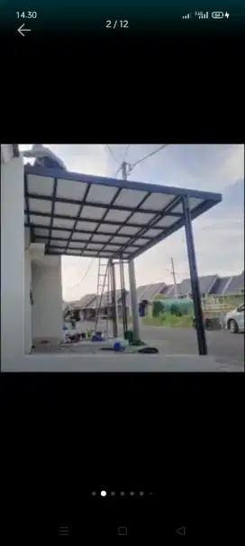 atap bocor kanopi atap bajarigan terpasang dll