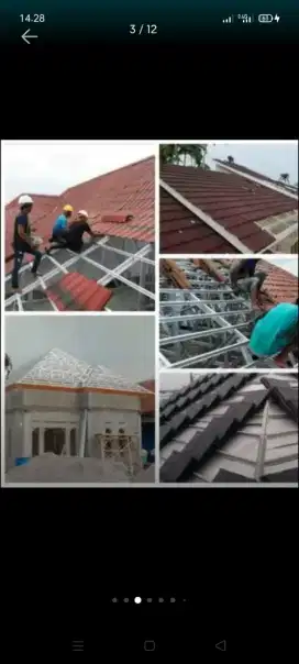 atap bocor kanopi atap bajarifan terpaang dll
