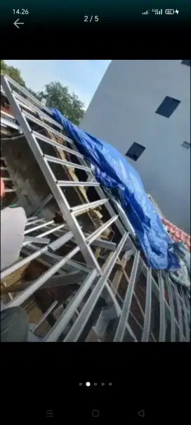 atap bocor kanopi atap bajarign terpasang dll