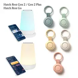Hatch Rest Plus Sound Machine Night Light Audio Monitor