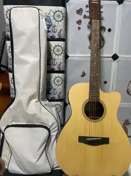 GITAR YAMAHA AKUSTIK ELEKTRIK ORIGINAL