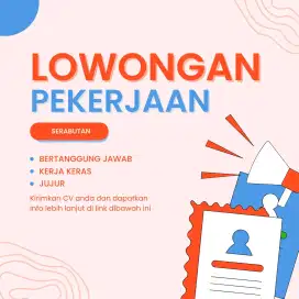 Admin wanita serabutan