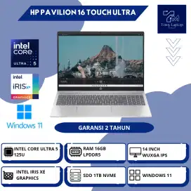 HP PAVILION PLUS 16 TOUCH ULTRA5 INTEL IRIS XE GRAPHICS RAM16GB SSD1TB