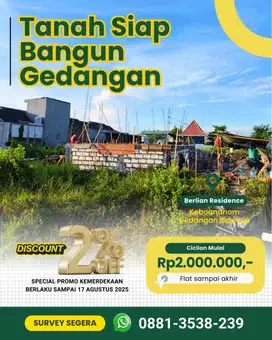 tanah kavling siap bangun