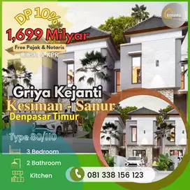 Jual Rumah 3 kamar tanah 1 are Kesiman Gatsu timur dkt Sanur denpasar