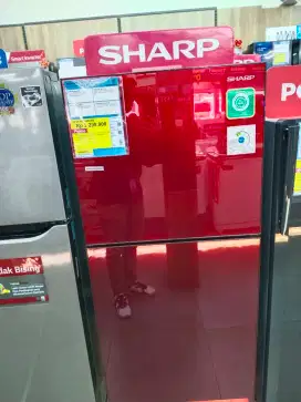 Kulkas 2pintu Sharp cicilan mulai dari 300rb