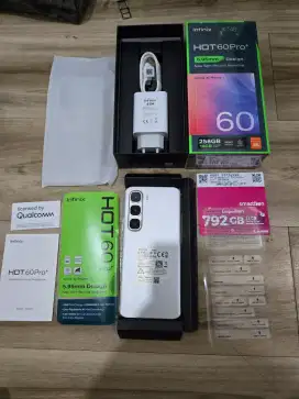 Infinix hot 60 pro plus 8/256 baru 1 hari(bekas review)fullset