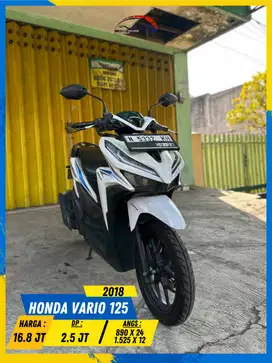 HONDA VARIO 125 2018 MONGGO GAS KANN MASZEHH HIKMAH MOTOR KEPUH