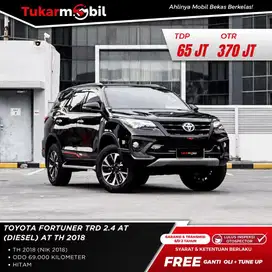 Toyota fortuner vrz trd 2.4 metik diesel tahun 2018 pajak panjang