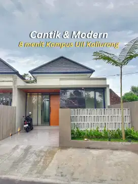 Rumah Cantik Modern Jalan Kaliurang 8 menit Kampus UII Sleman Jogja