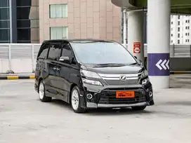 Toyota Vellfire 2.4 ZG Automatic 2012 Hitam
